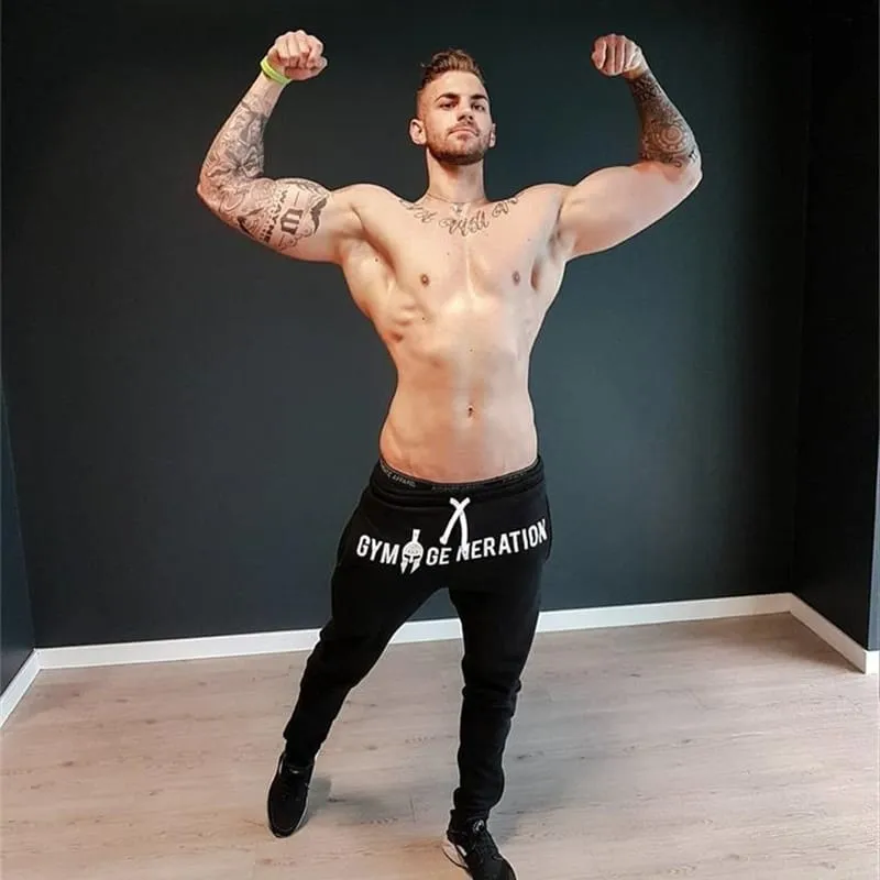 30 Pieces) Men Fashion Letter Print Waist Sports Pants