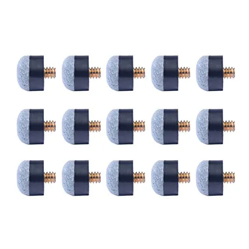 AB Earth Set of 15 Screw-on Glue-on Tip Pool Cues 58 Inches Billiard House Bar Pool Sticks