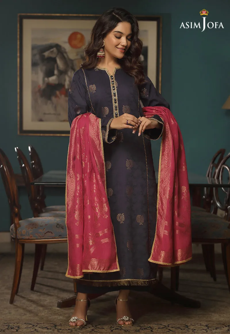 AJJD-04 | Asim Jofa Jacquard Eid Edition 2022 | Stitched RTW Jacquard Suits