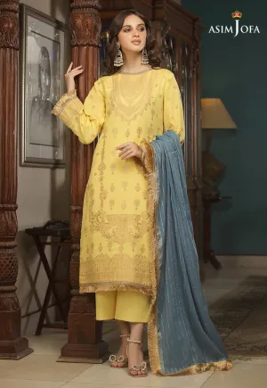 AJJD-10 | Asim Jofa Jacquard Eid Edition 2022 | Stitched RTW Jacquard Suits