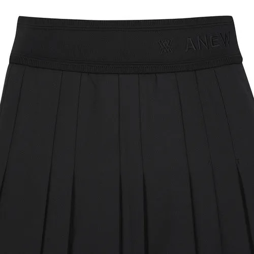 ANEW Golf Women Fleece Pleats SQ - Black