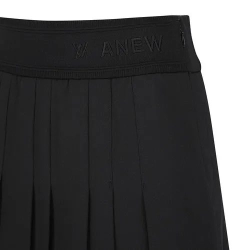 ANEW Golf Women Fleece Pleats SQ - Black