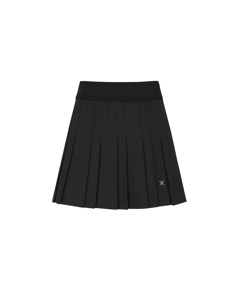 ANEW Golf Women Fleece Pleats SQ - Black