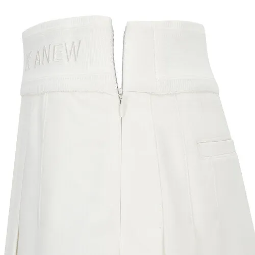 ANEW Golf Women Fleece Pleats SQ - Ivory