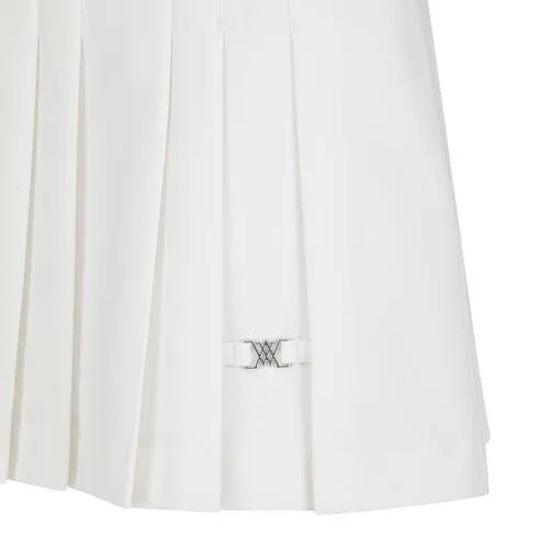 ANEW Golf Women Fleece Pleats SQ - Ivory