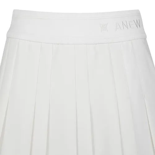 ANEW Golf Women Fleece Pleats SQ - Ivory
