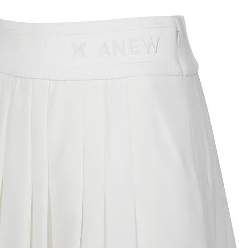 ANEW Golf Women Fleece Pleats SQ - Ivory