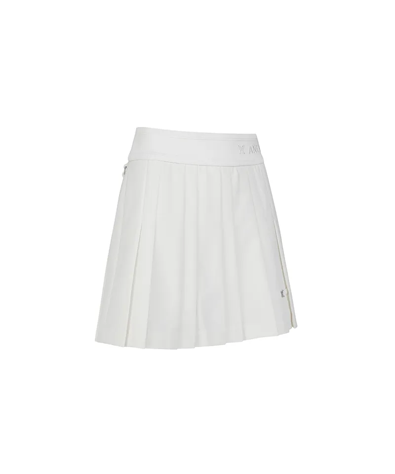 ANEW Golf Women Fleece Pleats SQ - Ivory