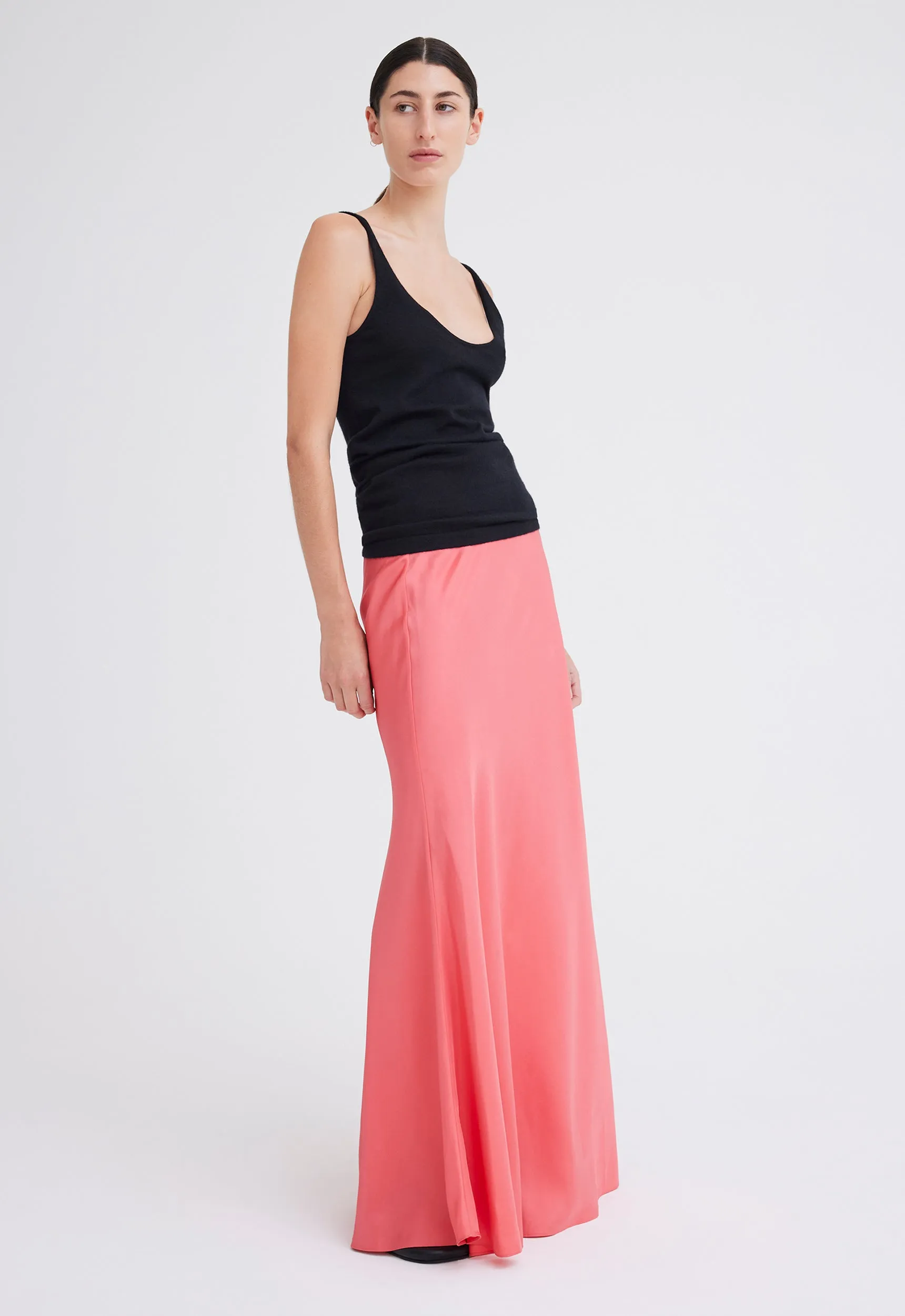 Arts Cashmere Tank - Black