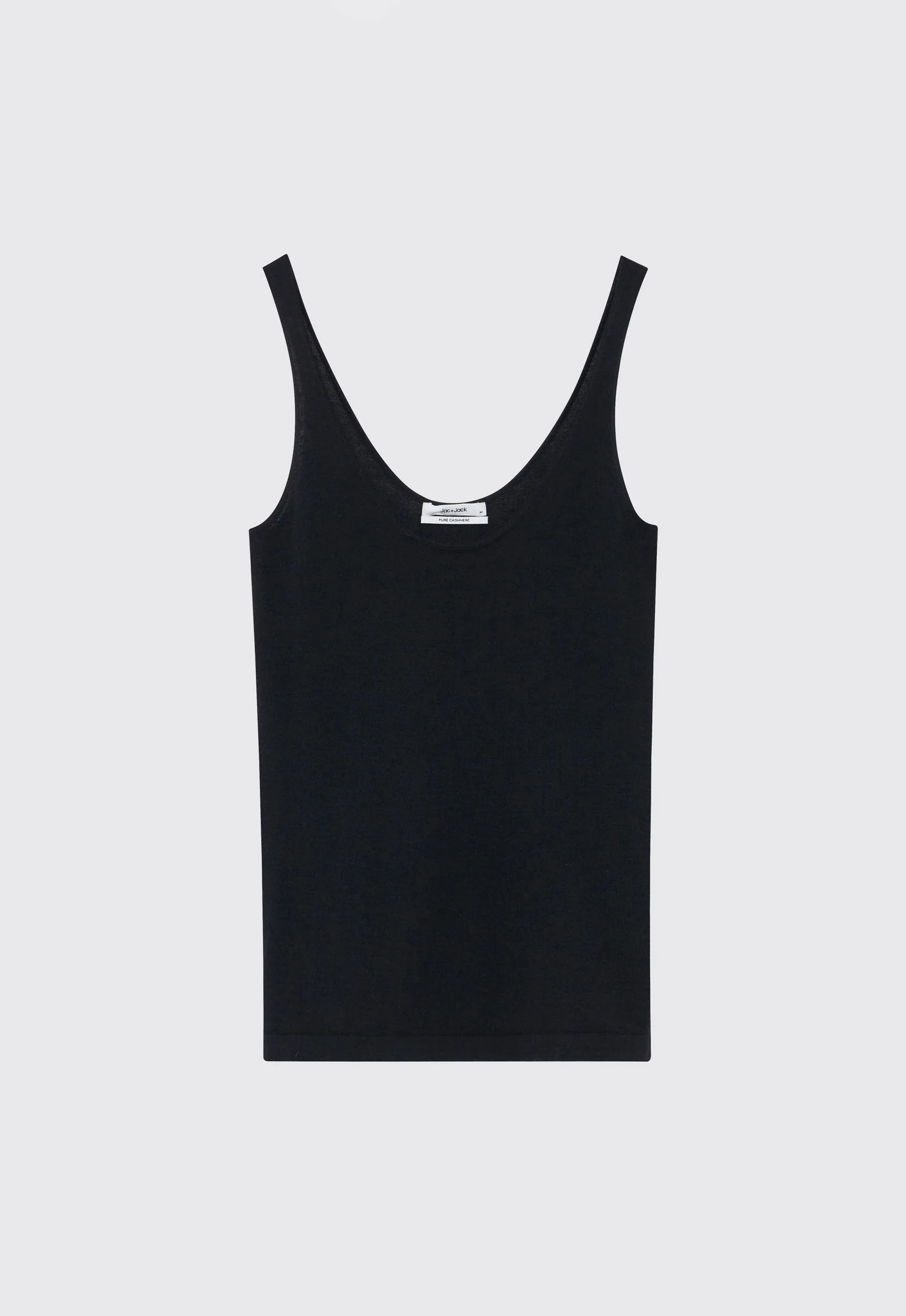 Arts Cashmere Tank - Black