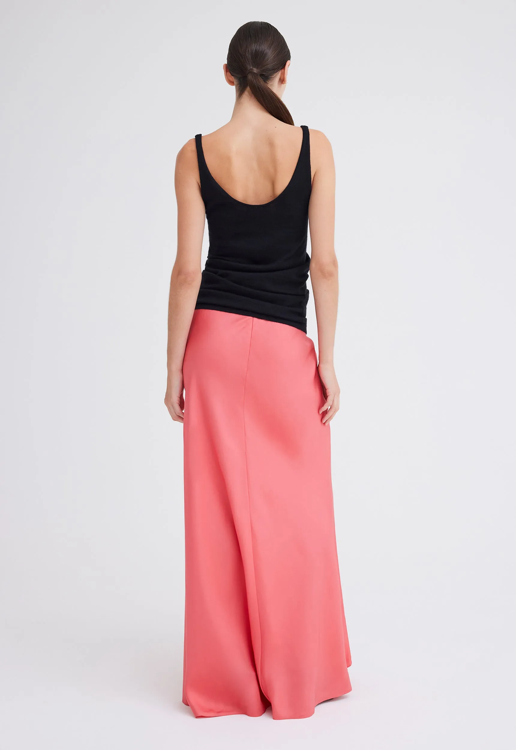 Arts Cashmere Tank - Black