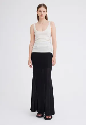 Arts Cashmere Tank - Ice Cream