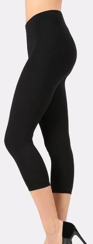 ASTRID CROP LEGGING BLACK*