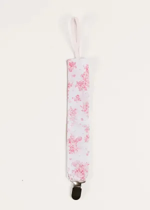 Audrey Toile Dummy Clip in Pink