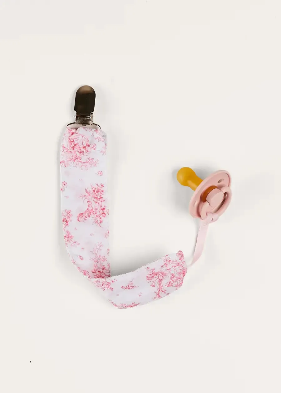 Audrey Toile Dummy Clip in Pink