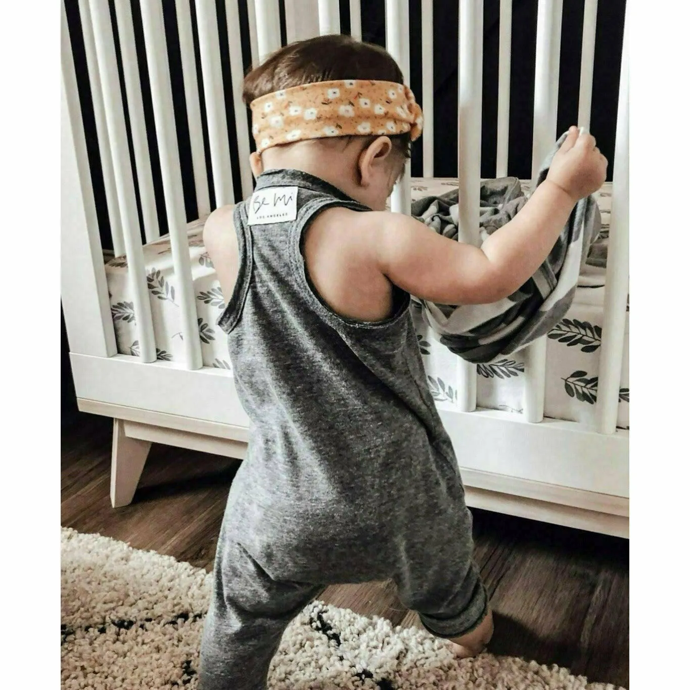 Baby Romper Heather Grey