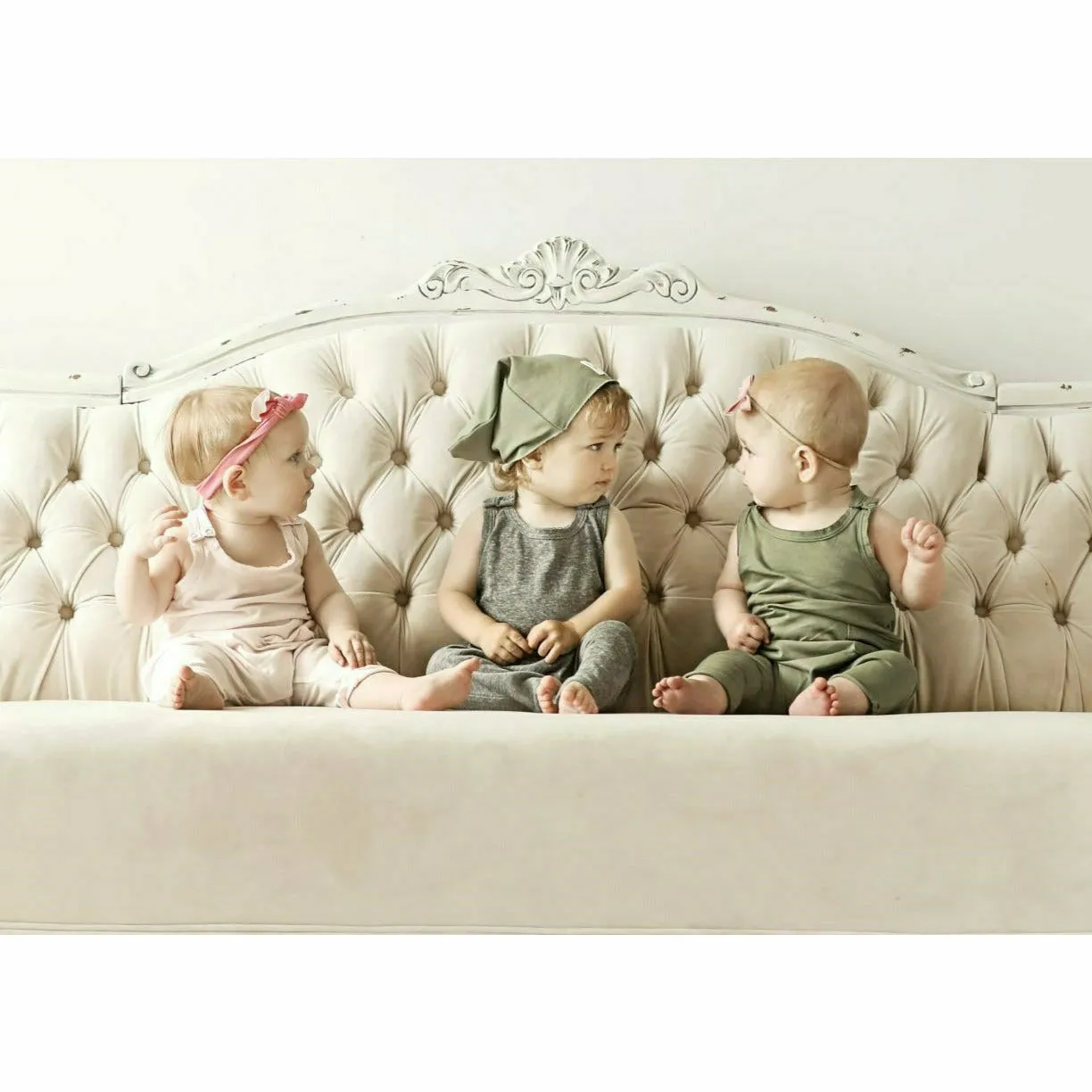 Baby Romper Heather Grey