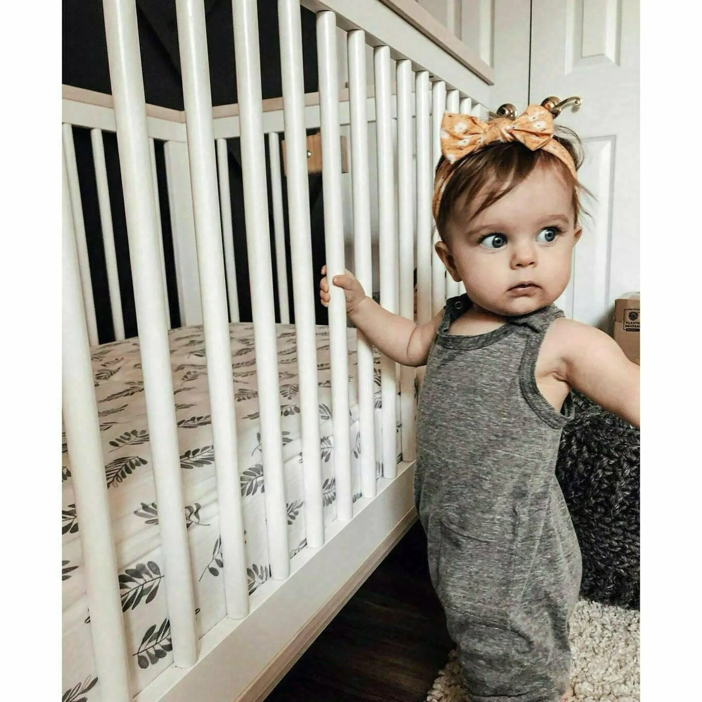 Baby Romper Heather Grey