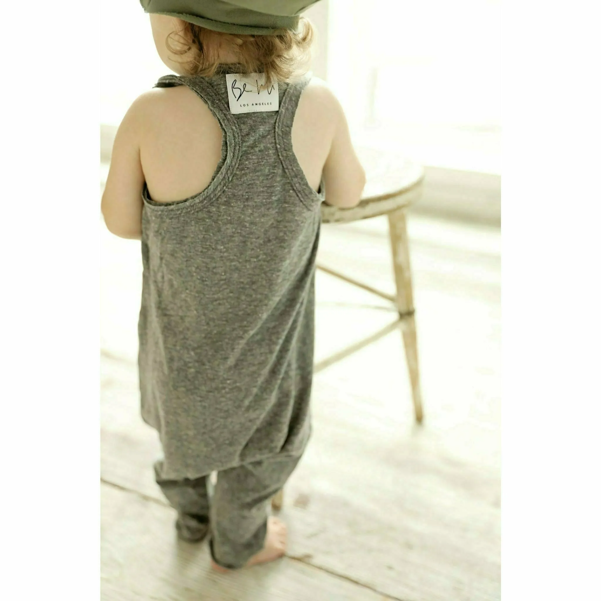 Baby Romper Heather Grey