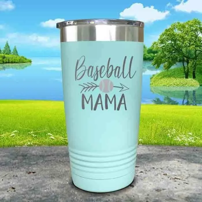 Baseball Mama Engraved Tumbler