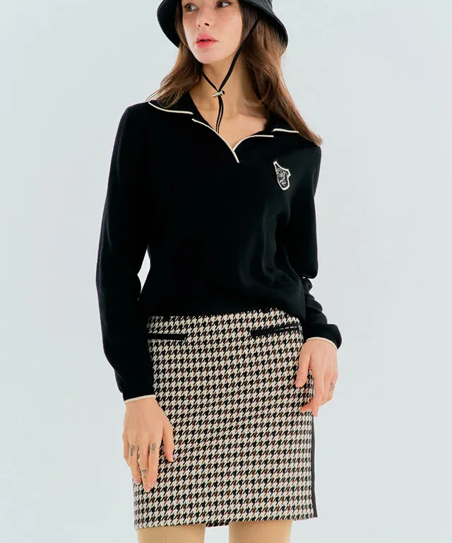 BENECIA 12 Hound Line Color Culottes