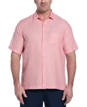 Big & Tall Classic Two-Tone Linen Shirt