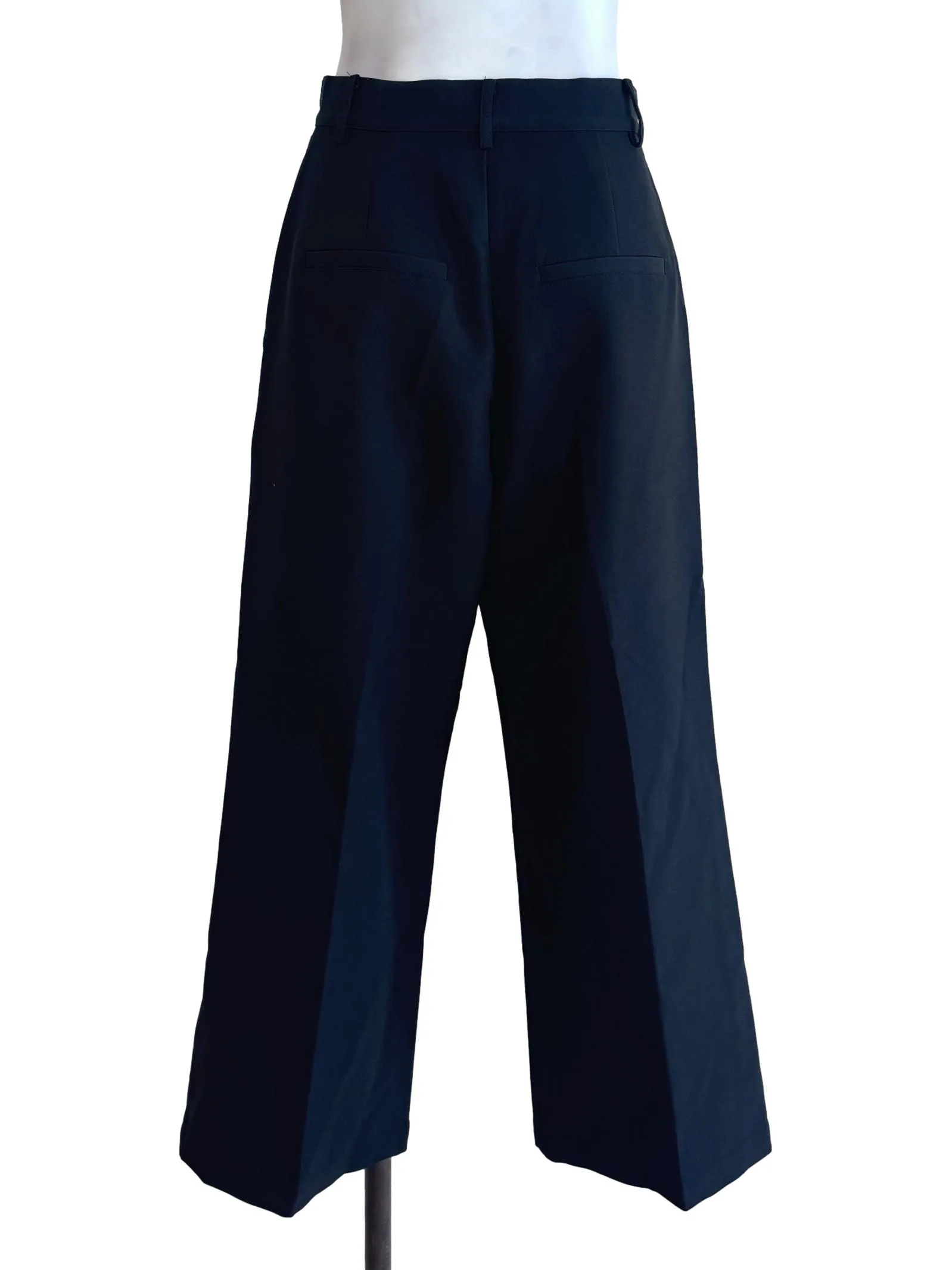 Black Buttoned Culottes TTR