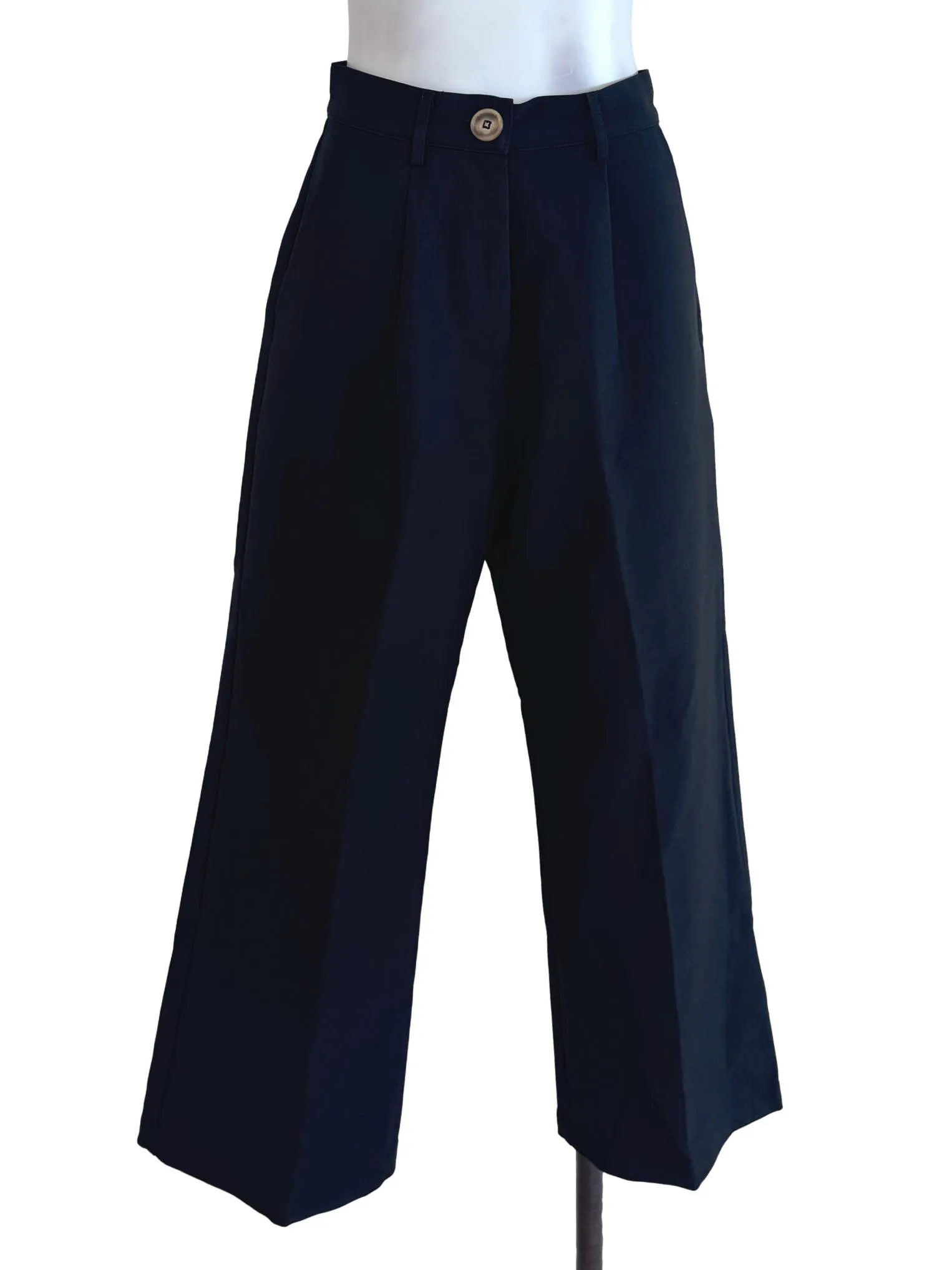 Black Buttoned Culottes TTR