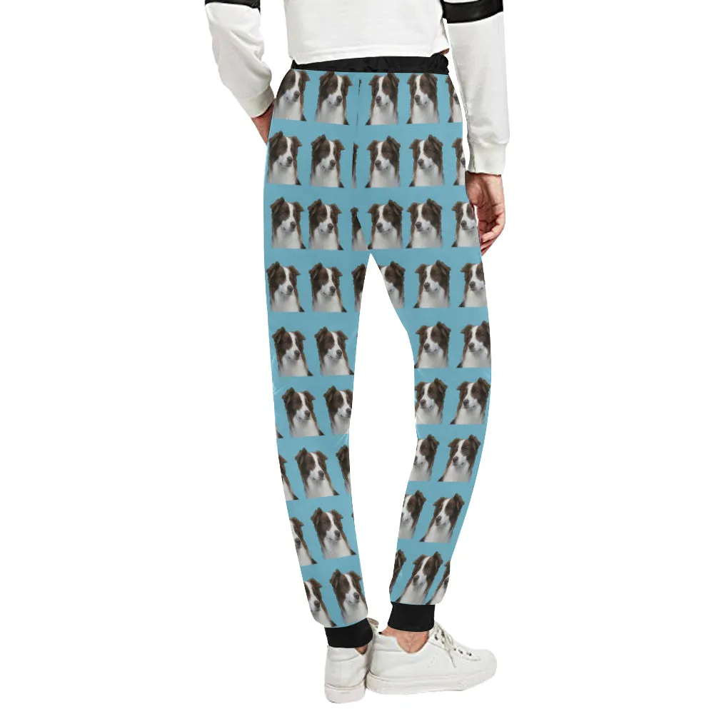 Border Collie Pants - Chocolate & White