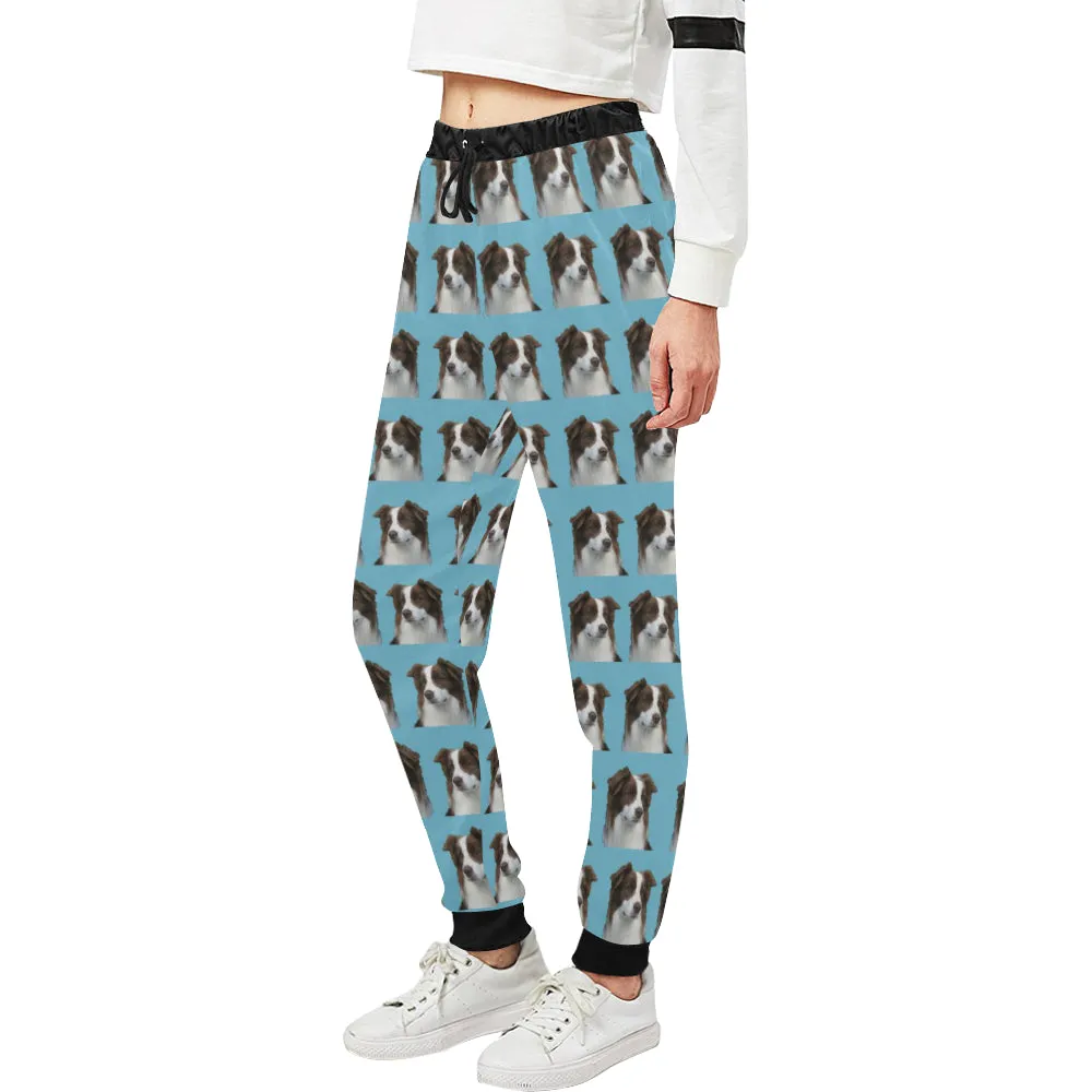 Border Collie Pants - Chocolate & White
