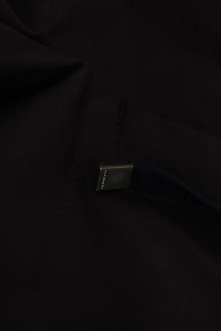 Brown Wool Casual Pants