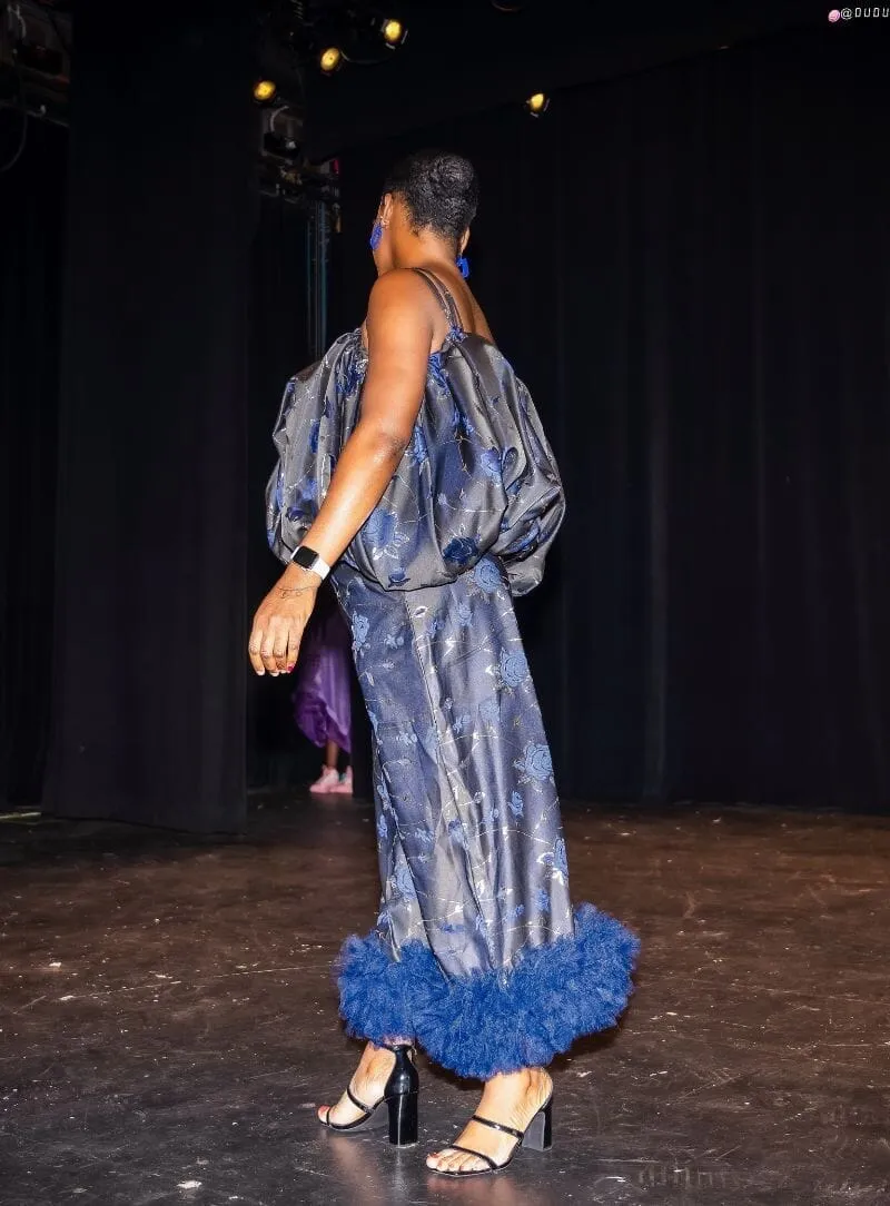 Bubble Top and Culottes ruffled pants Look 20