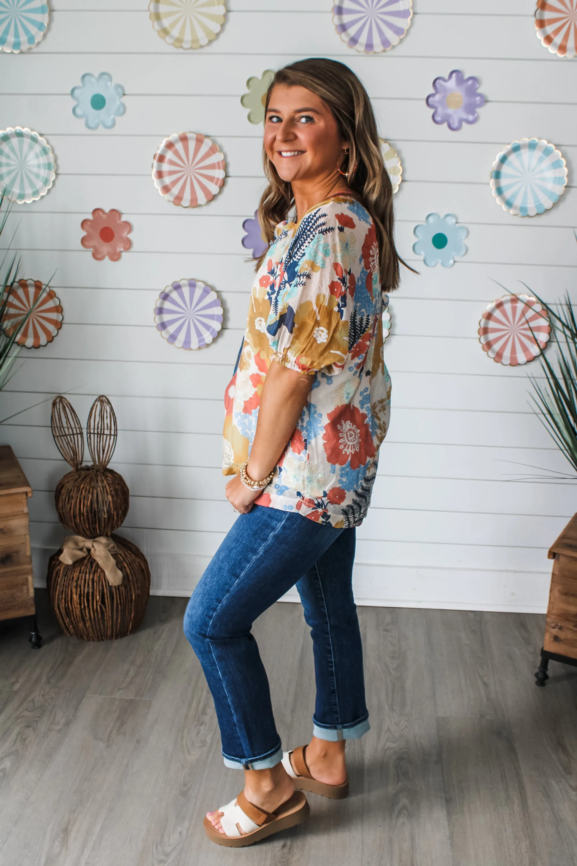 Burst Of Bloom • Yellow/Navy