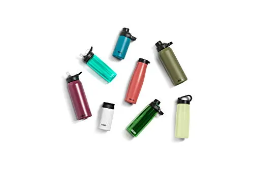 CamelBak Chute Mag Water Bottle 20oz, Insulated Stainless Steel, Black (600ml)