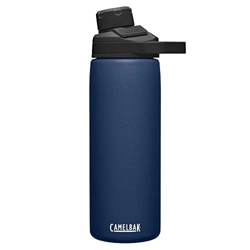 CamelBak Chute Mag Water Bottle 20oz, Insulated Stainless Steel, Navy (600ml)