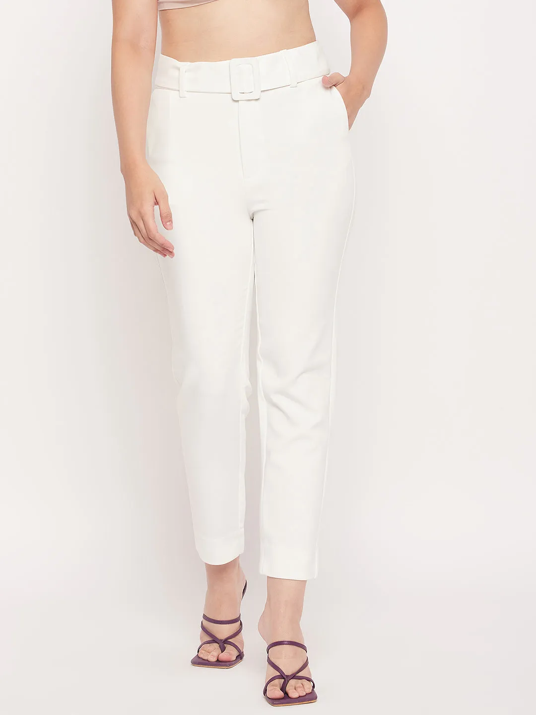 Camla Barcelona Women White Trouser