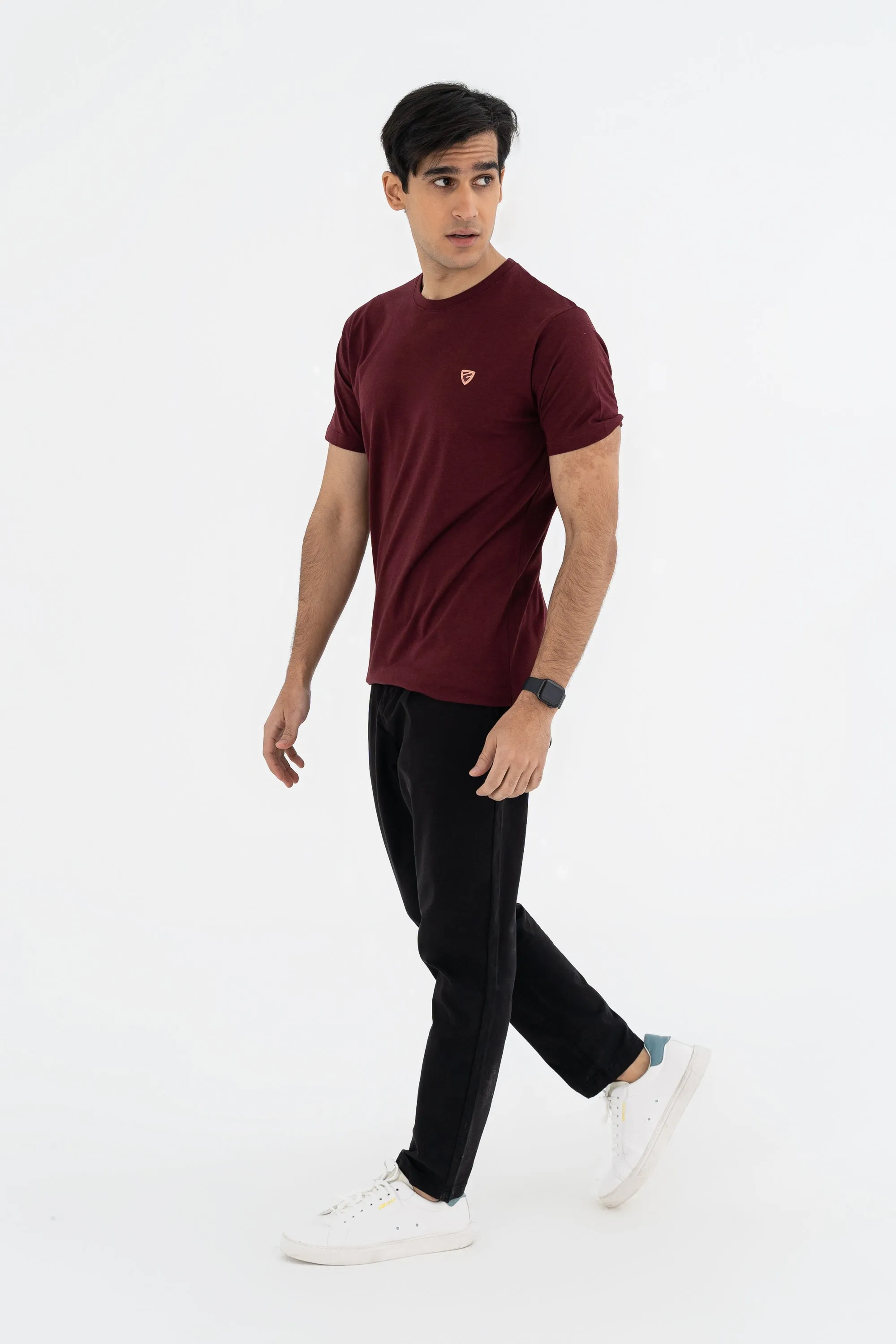 Casual Maroon Tee