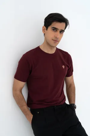 Casual Maroon Tee