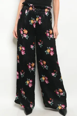 CASUAL SUNDAYS FLORAL PRINT PANTS