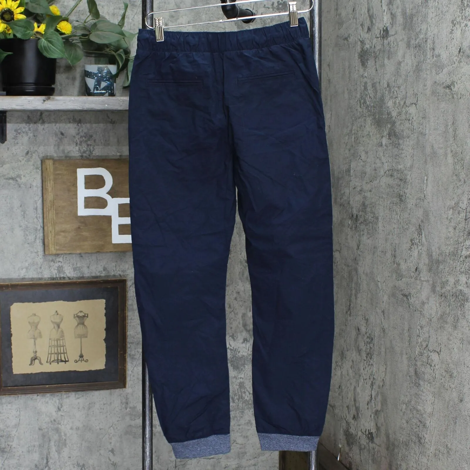 Cat & Jack Boys' Lined Pull-On Jogger Fit Pants Navy Blue 14