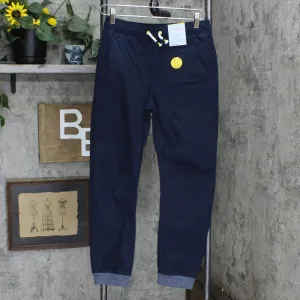 Cat & Jack Boys' Lined Pull-On Jogger Fit Pants Navy Blue 14