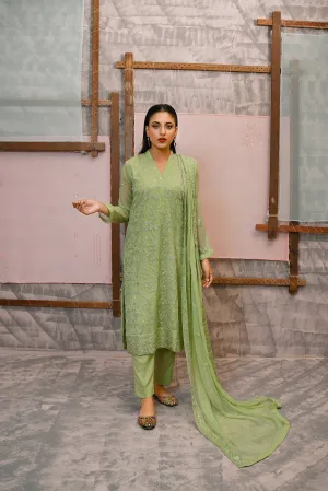 Classic Dhani Embroidered stitched 3-piece