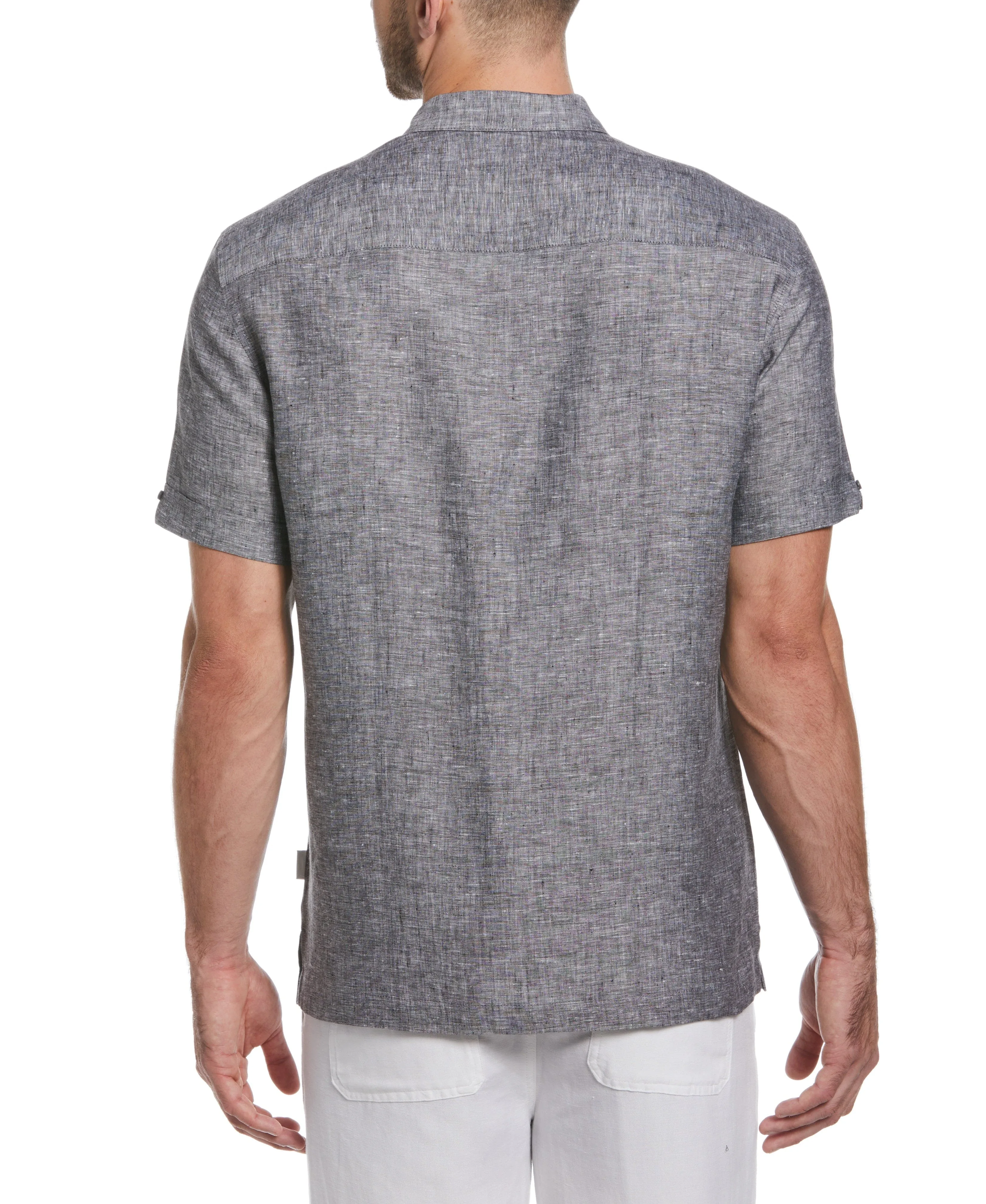 Classic Two-Tone Linen Shirt