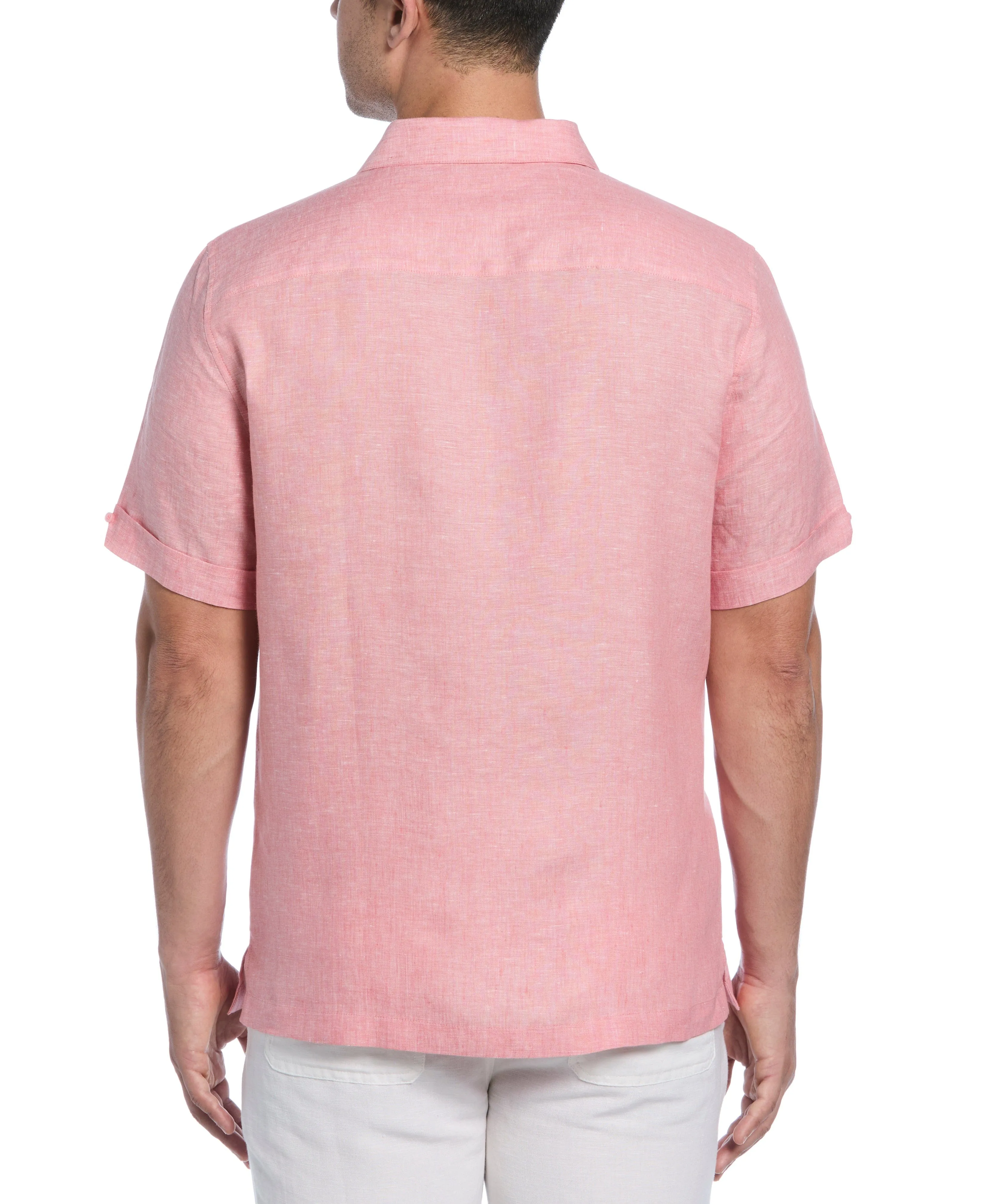 Classic Two-Tone Linen Shirt