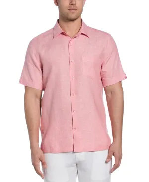 Classic Two-Tone Linen Shirt