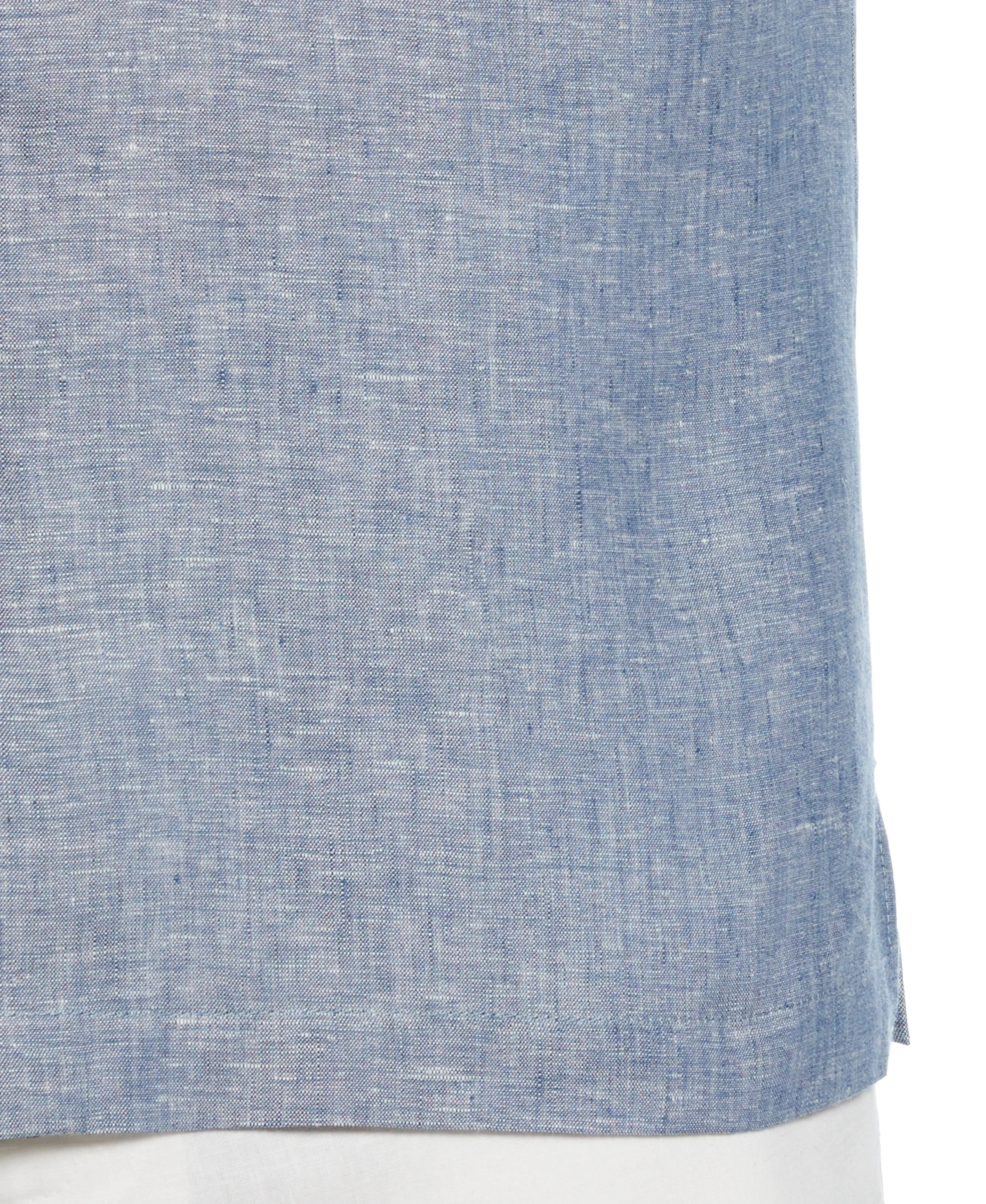 Classic Two-Tone Linen Shirt