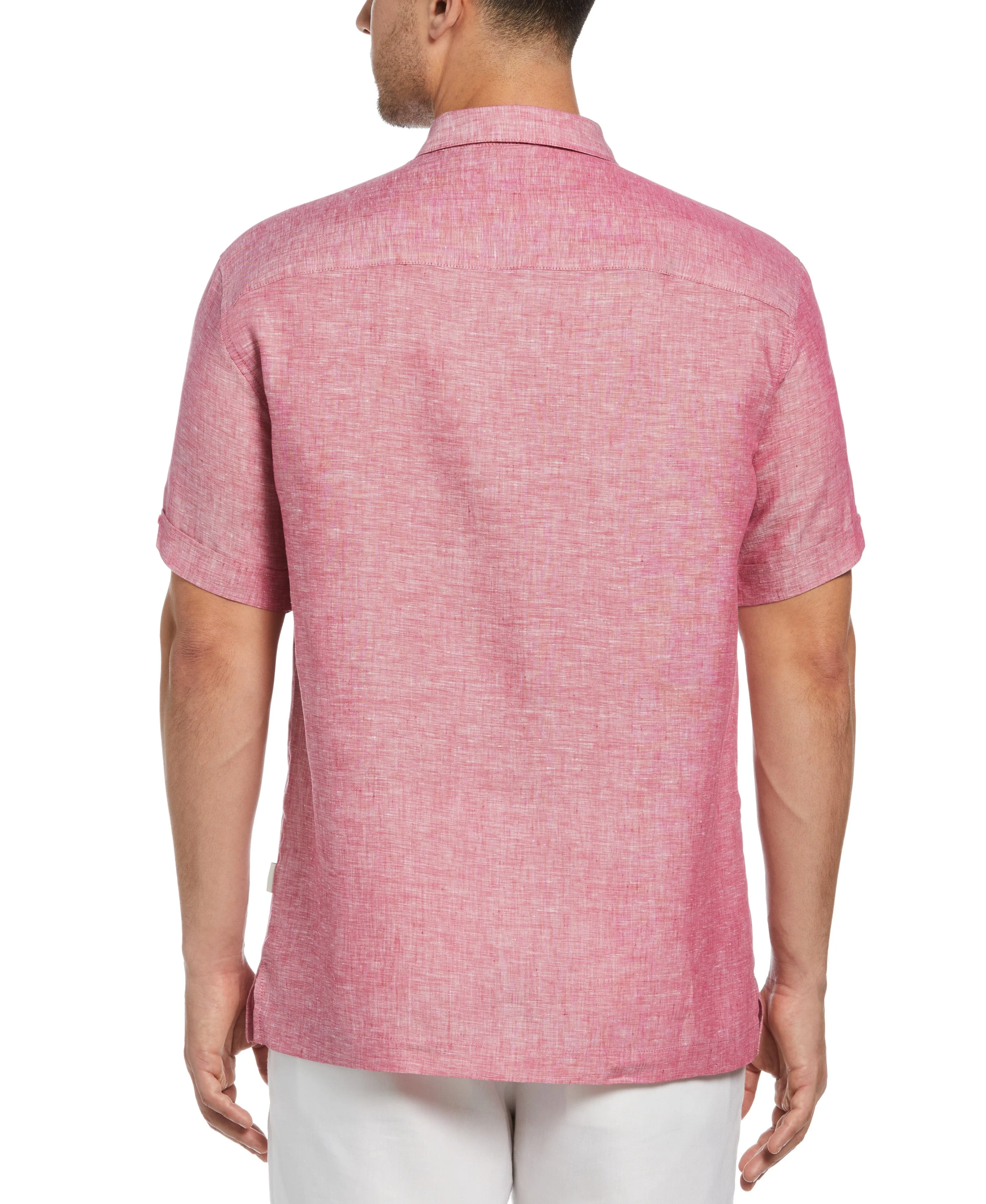 Classic Two-Tone Linen Shirt