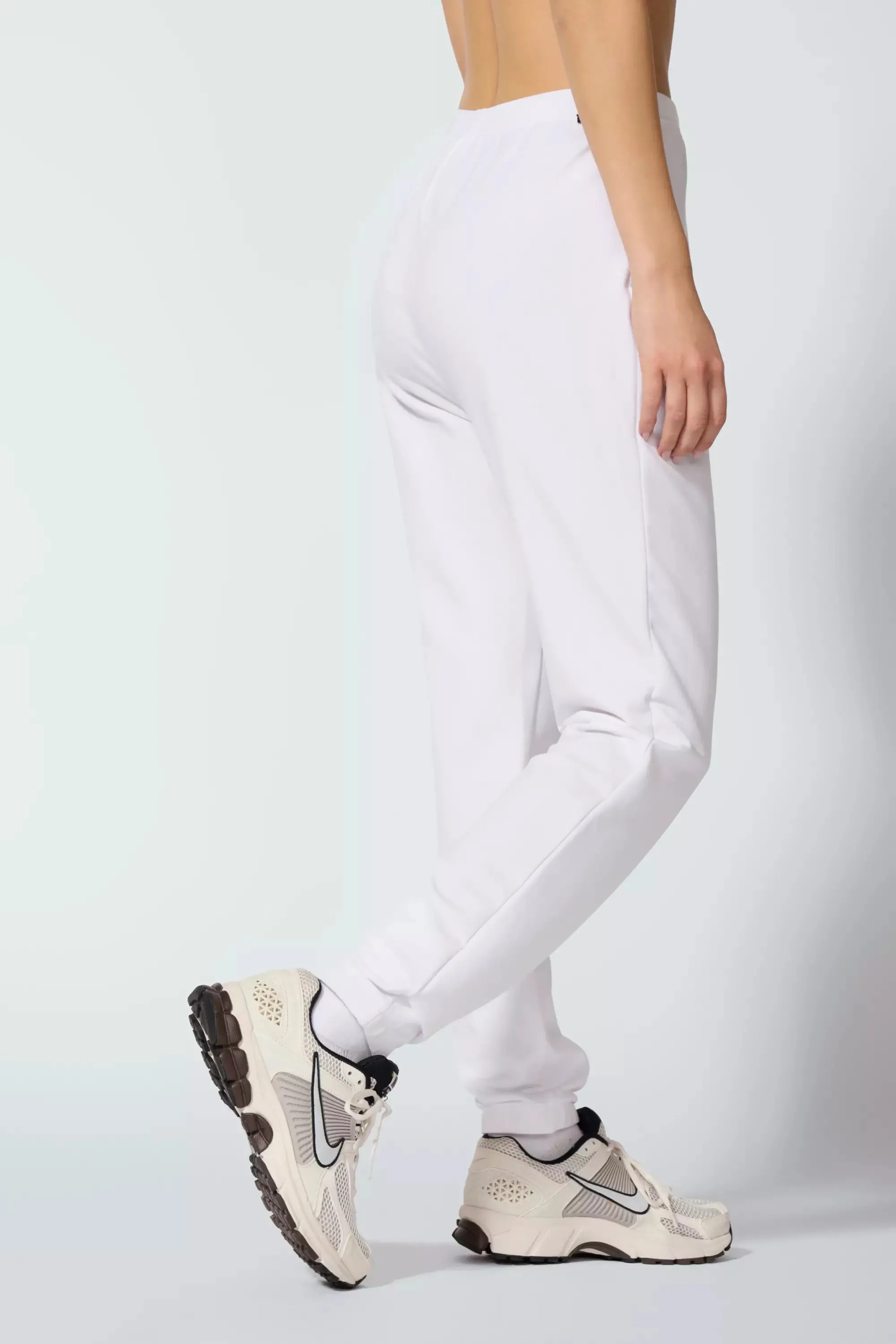 Cozy Fleece Slim Jogger - Brilliant White