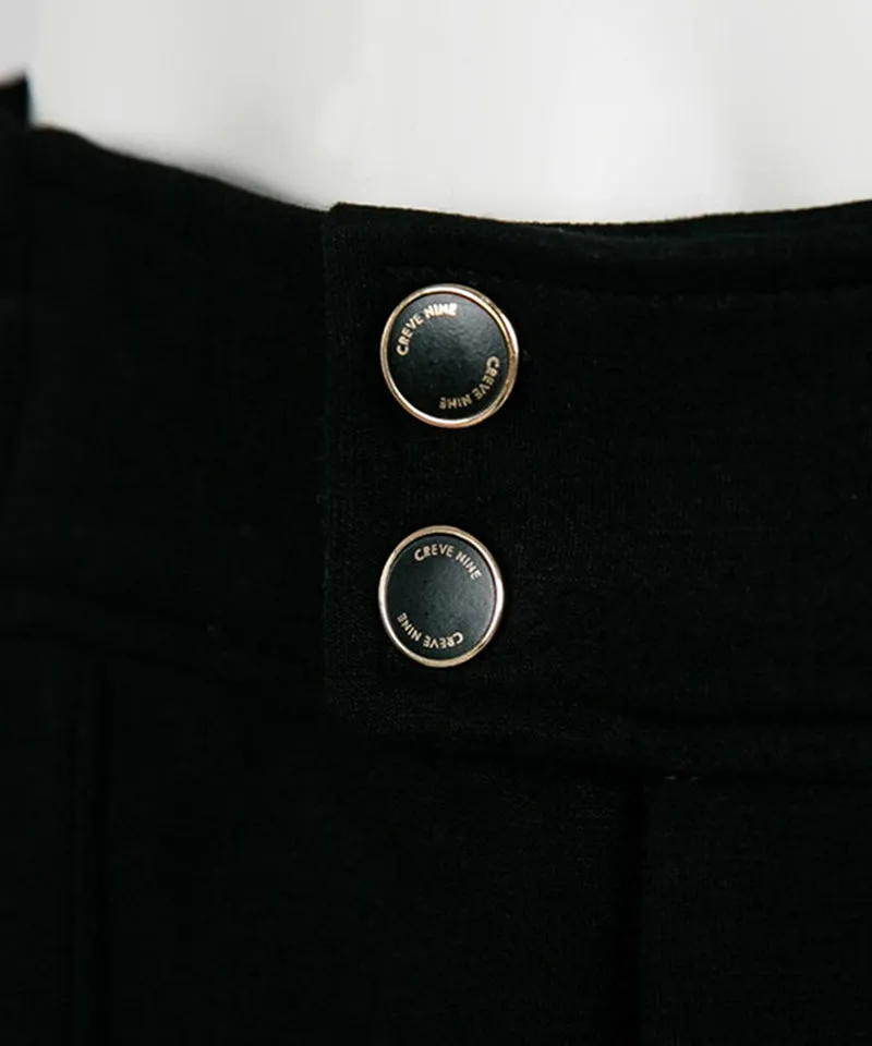 CREVE NINE: Men's Track Pants - Black