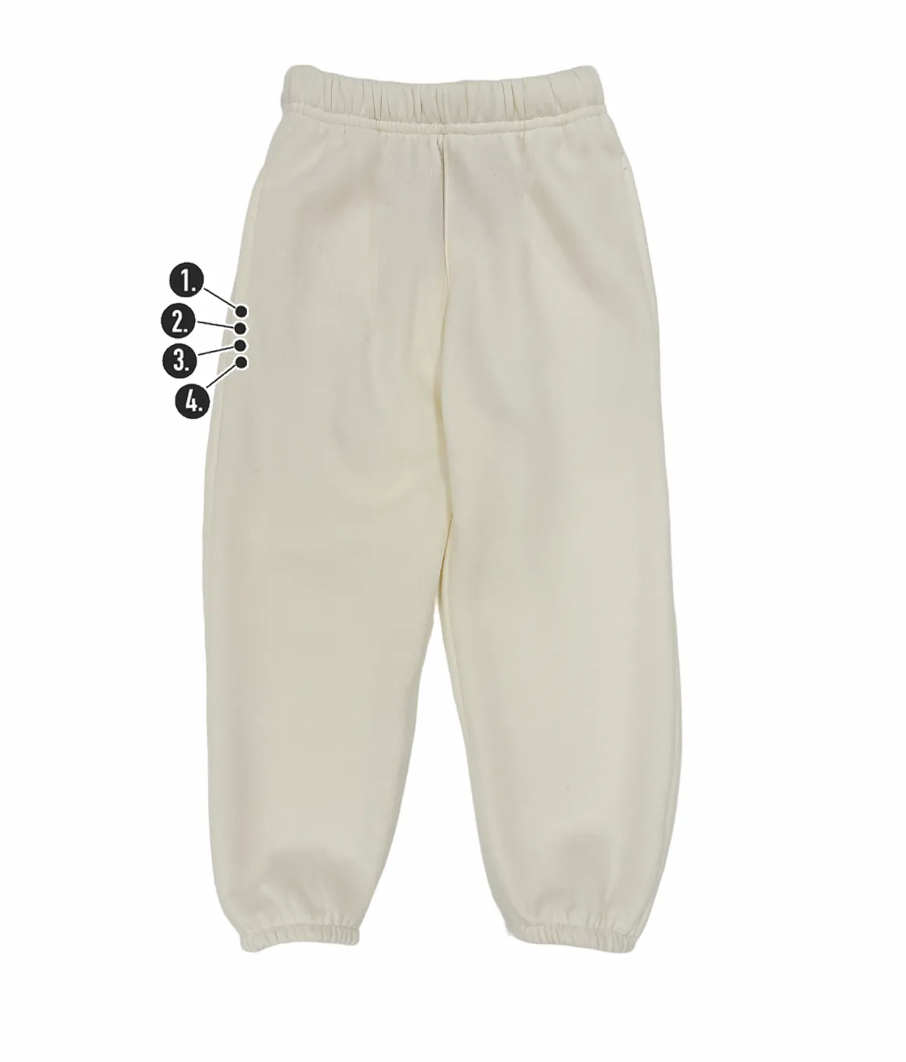 Customizable Spooky Leg Vertical Mini Embroidery Kids' Sweatpants
